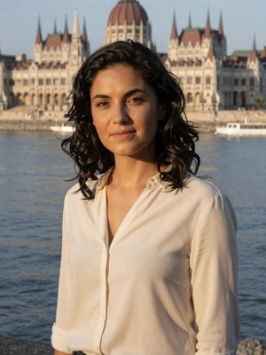Eszter, 30, verified Hungarian woman from Budapest with dark wavy hair seeking genuine connection