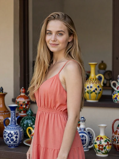 Dora, 25, Hungarian woman from Pecs with honey blonde hair seeking relationship