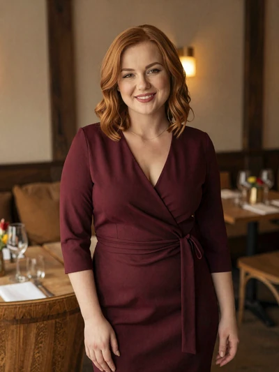 Yuliya, 33, Belarusian woman from Brest with auburn hair on dating site