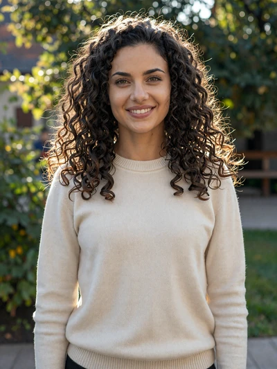 Krisztina, 27, Hungarian woman from Nyiregyhaza with dark curly hair looking for love online