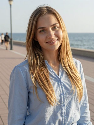 Yulia, 28, Ukrainian woman from Odesa with honey-blonde hair seeking loyal relationship