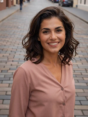 Maria, 28, Romanian woman from Timișoara with dark brown hair seeking American man for love