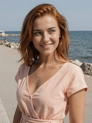 Alina, 26, Ukrainian woman from Odesa with auburn hair seeking American partner