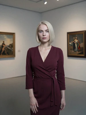 Irina, 30, Russian woman from Novosibirsk with platinum blonde hair on verified dating site
