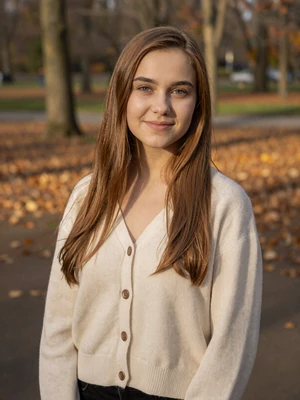 Alina, 26, Romanian woman from Cluj-Napoca with chestnut hair available for online dating