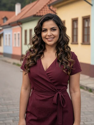Cosmina, 30, Romanian woman from Cluj-Napoca with chestnut hair on dating site