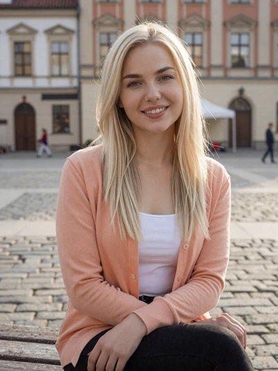 Natallia, 25, Belarusian woman from Grodno with platinum blonde hair seeking relationship