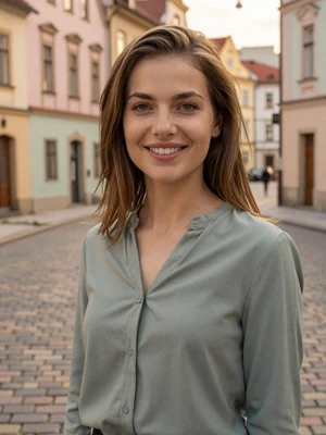 Tereza, 28, Czech woman from Prague with light brown hair on international dating platform