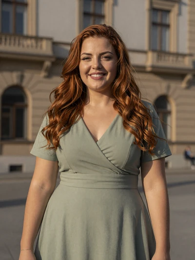 Anita, 29, Hungarian woman from Miskolc with auburn hair seeking American man
