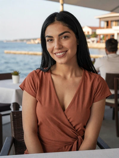 Boryana, 29, Bulgarian woman from Burgas with black hair seeking American man
