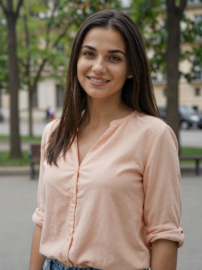 Andreea, 28, Romanian woman from Bucharest with dark brown hair seeking serious relationship