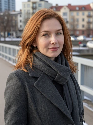 Polina, 31, Russian woman from Novosibirsk with copper-red hair seeking devoted partner