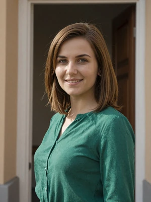 Nadezhda, 33, Belarusian woman from Brest with chestnut hair seeking American man