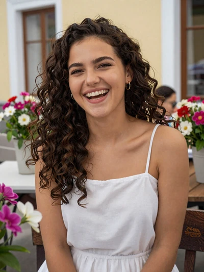 Sofiia, 26, Ukrainian woman from Zaporizhzhia with curly brown hair looking for love